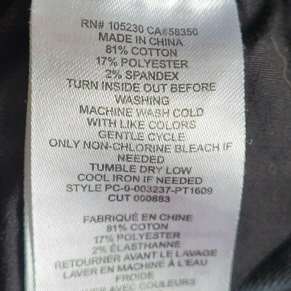 Current Elliot Mid Rise Ankle Jeans Skinny Dark Wash Sz 26 Contrast Stitching - Picture 9 of 10